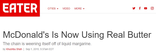margarine consumption in China