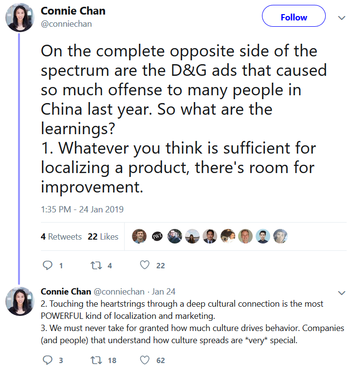 Localization tips in China