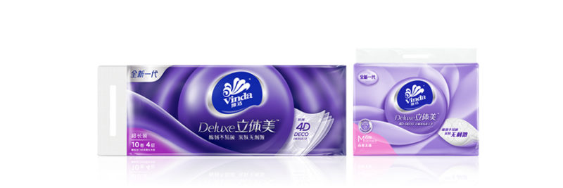 delux toilet paper in china
