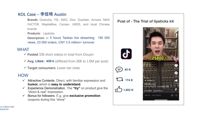 How to choose the right KOL for short videos in China